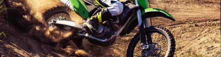 Moto motocross avec pneus motocross