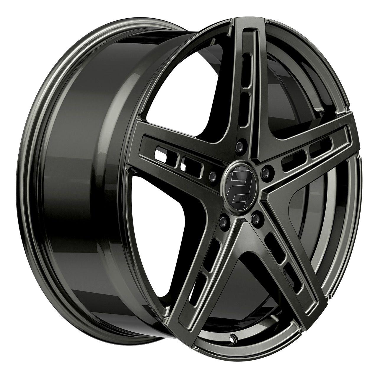WHEELWORLD-2DRV WH38 dark gunmetal full painted 9.5Jx22 5x112 ET35