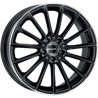 MAK KOMET gloss black mirror ring 11.0Jx21 5x112 ET48