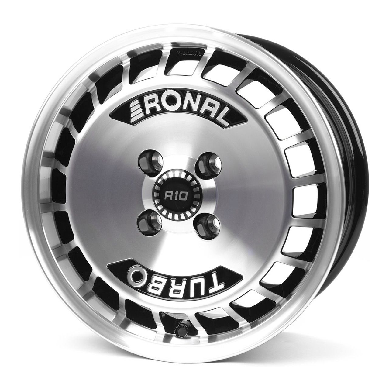 RONAL RONAL R10 TURBO schwarz-frontkopiert 7.0Jx15 4x98 ET37
