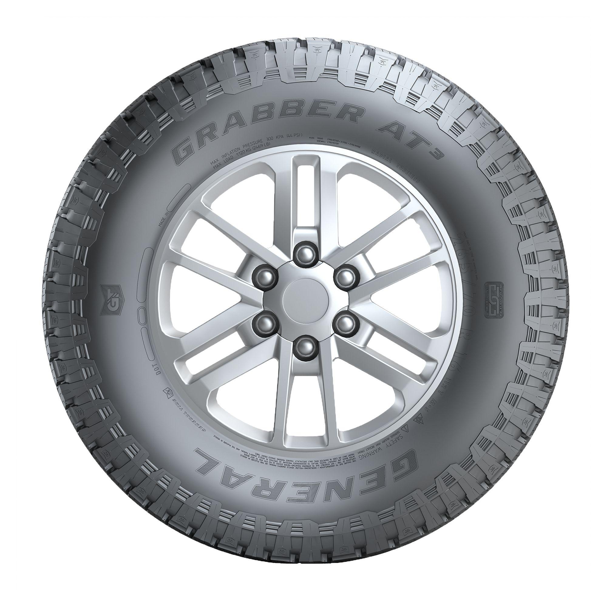 GENERAL TIRE GRABBER AT3 235/70R17 111H XL FR BSW