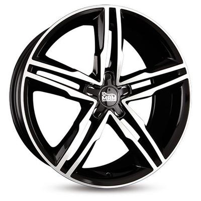 MAM WHEELS MAM A1 black front polished 8.0Jx18 5x112 ET44