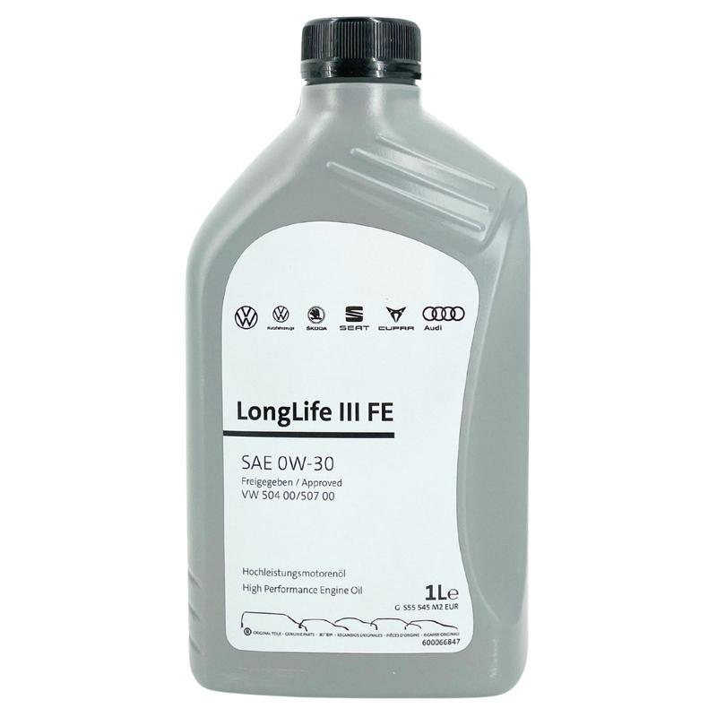 Original VW Audi Seat Skoda 0W-30 Longlife FE 3 2x1 Liter