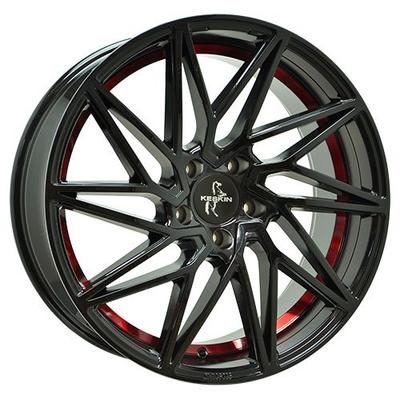 KESKIN WHEELS KT20 FUTURE black painted red inside 8.0Jx18 5x112 ET45