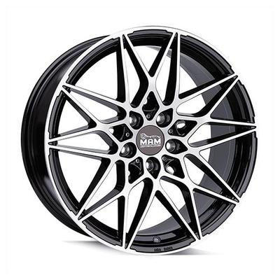 MAM WHEELS MAM B2N black front polished 8.5Jx19 5x112 ET45