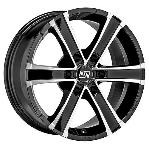 MSW (OZ) SAHARA 6 gloss black full polished 8.0Jx17 6x114.3 ET20
