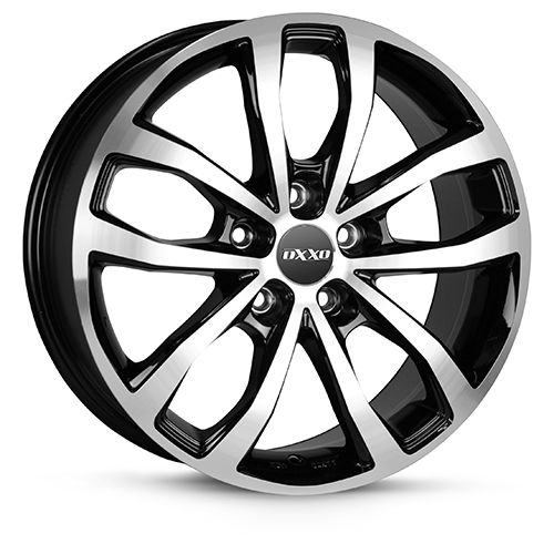 OXXO WHEELS HYPERION POLISHED schwarz poliert 7.0Jx17 5x112 ET51