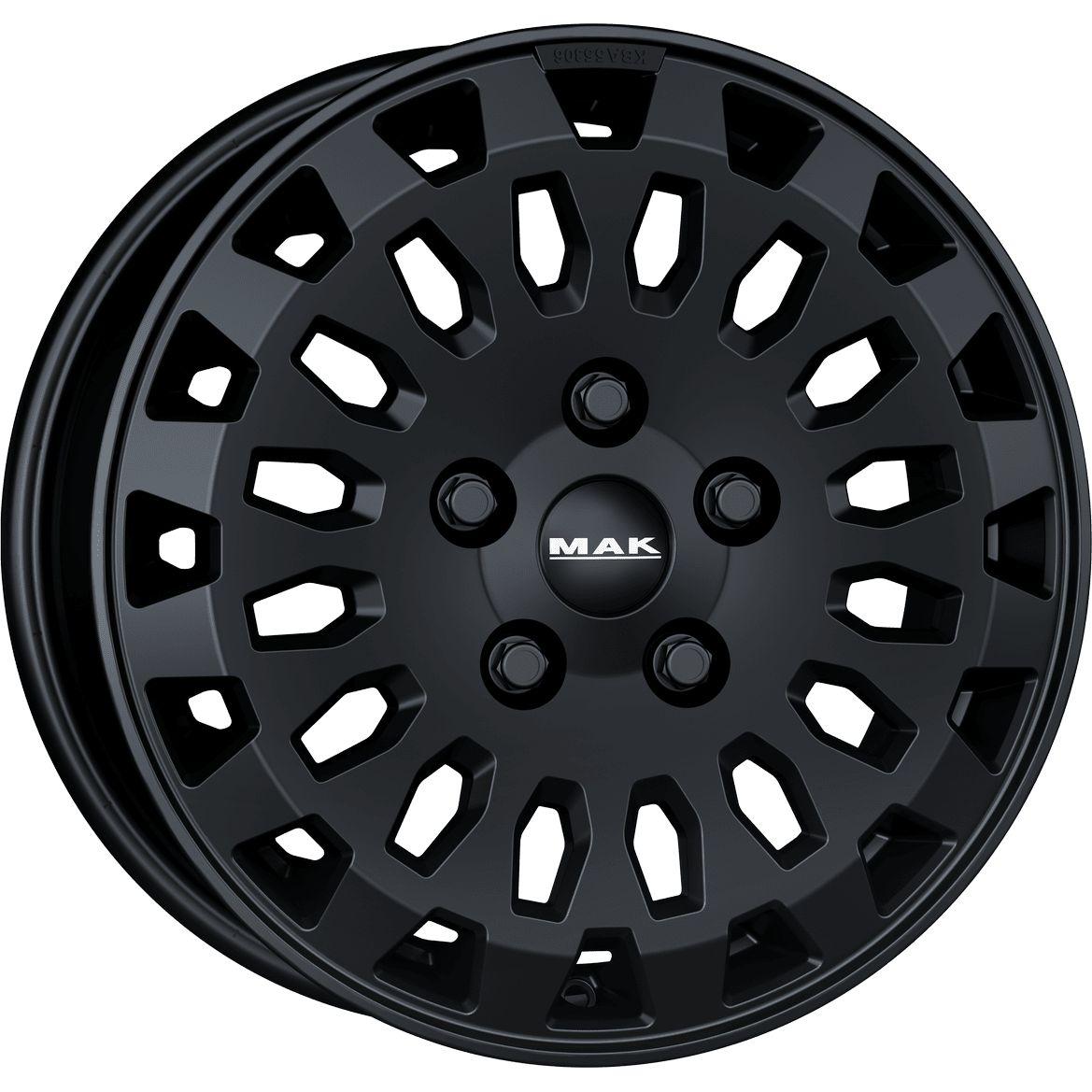 MAK OVERLAND matt black 8.0Jx18 5x130 ET53