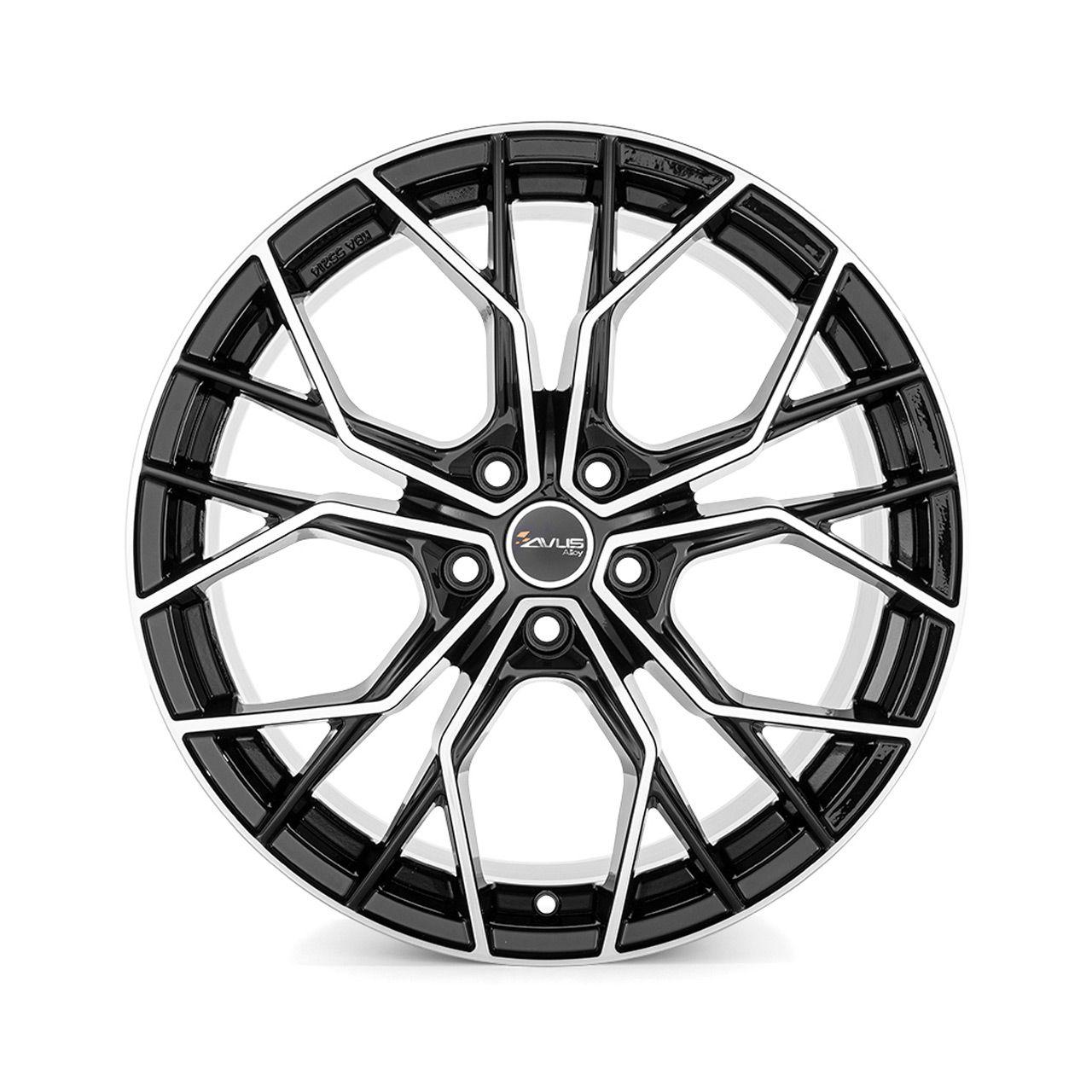 AVUS RACING AC-M10 black polished 8.5Jx20 5x112 ET30