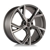 AVUS RACING AF20 matt anthracite polished 9.0Jx20 5x112 ET33
