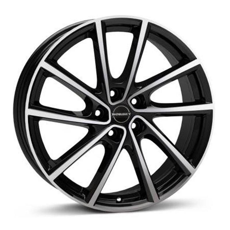 BORBET DESIGN V black glossy 7.0Jx18 5x114.3 ET40