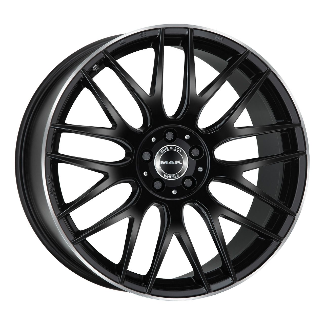 MAK ARROW-D gloss black mirror ring 9.5Jx20 5x112 ET50