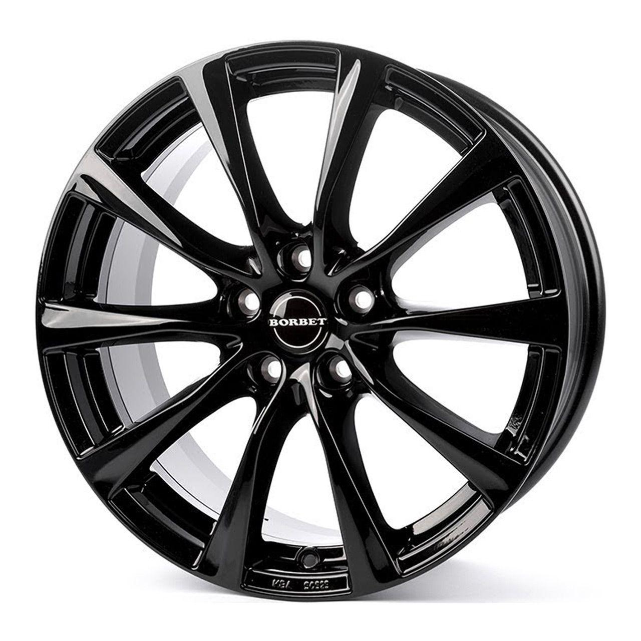 BORBET DESIGN RE schwarz glänzend 7.0Jx16 5x114.3 ET50