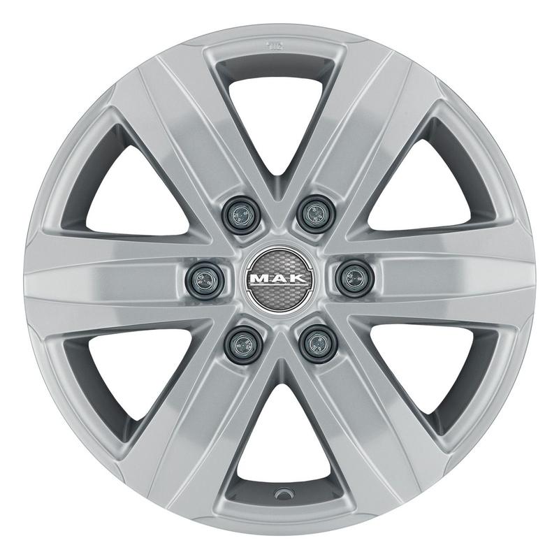 MAK STONE 6 silber 7.5Jx17 6x130 ET60
