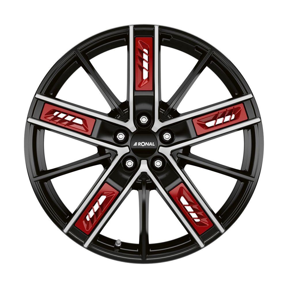 RONAL RONAL R67 RED LEFT jetblack-frontkopiert 8.0Jx18 5x112 ET40
