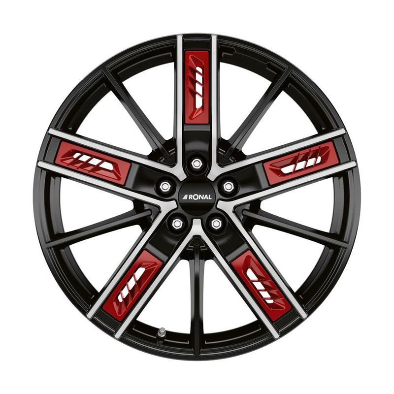 RONAL RONAL R67 RED LEFT jetblack-frontkopiert 8.0Jx18 5x112 ET40