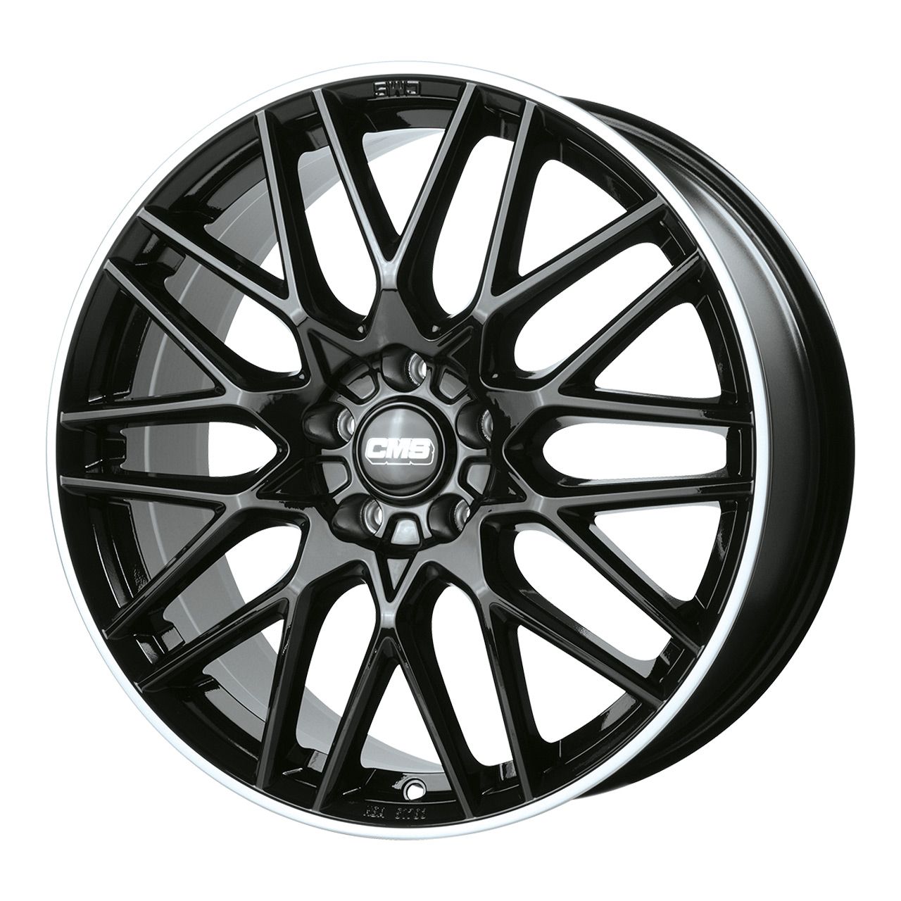 CMS C25-DRB diamond rim black gloss 8.0Jx18 5x114.3 ET47