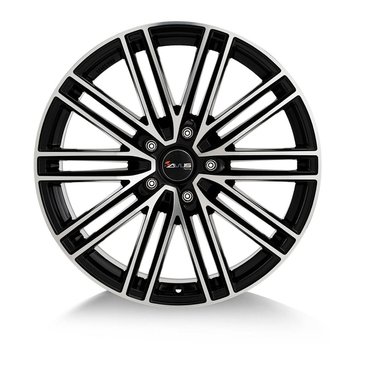 AVUS RACING AC-M08 black polished 11.5Jx22 5x130 ET61
