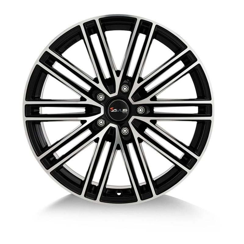AVUS RACING AC-M08 black polished 9.0Jx20 5x112 ET26