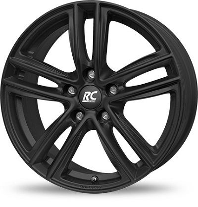 RC-DESIGN RC27 schwarz klar matt (skm) 7.0Jx17 5x100 ET43