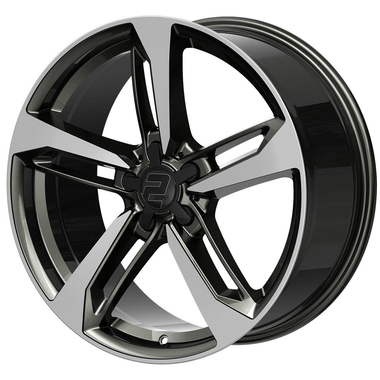 WHEELWORLD-2DRV WH36 dark gunmetal full machined 8.0Jx18 5x112 ET48