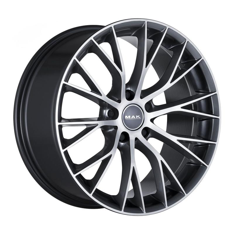 MAK MUNCHEN gun metal mirror face 8.5Jx20 5x120 ET38