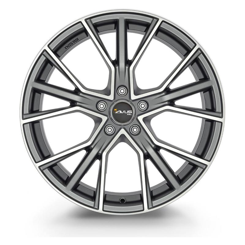 AVUS RACING AF18 matt anthracite polished 8.5Jx19 5x120 ET47