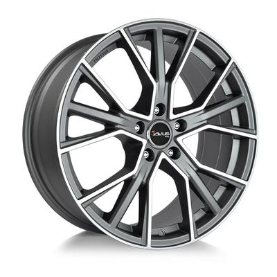 AVUS RACING AF18 matt anthracite polished 9.5Jx22 5x112 ET37