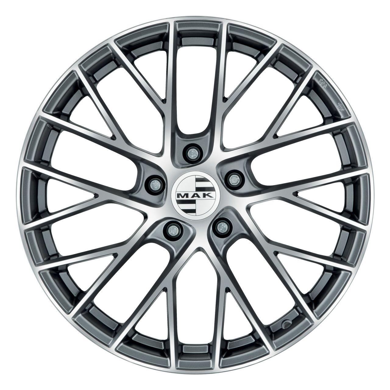 MAK MONACO-D gun metal mirror face 11.5Jx21 5x130 ET67