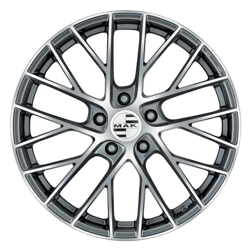 MAK MONACO-D gun metal mirror face 11.0Jx19 5x130 ET65