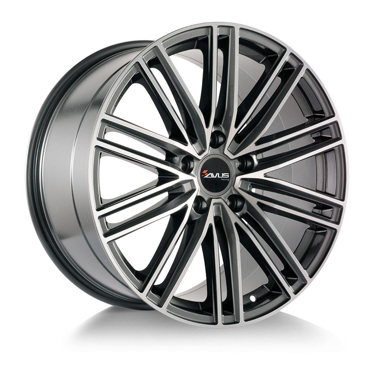 AVUS RACING AC-M08 anthracite polished 11.5Jx22 5x130 ET52