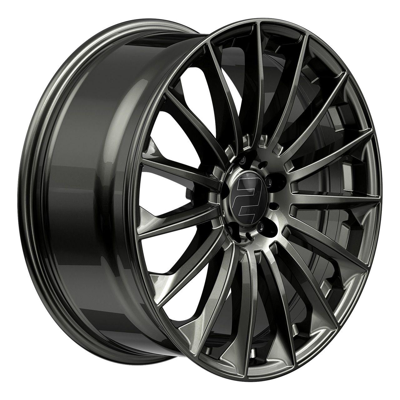 WHEELWORLD-2DRV WH39 dark gunmetal full painted 10.0Jx22 5x114 ET40