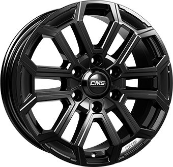 CMS C35-CBG PICK UP complete black gloss 8.0Jx18 6x114.3 ET45