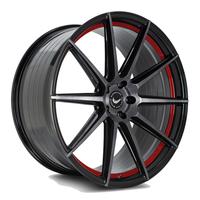 BARRACUDA PROJECT 2.0 silver brushed/ undercut Color Trim rot 9.0Jx20 5x108 ET40