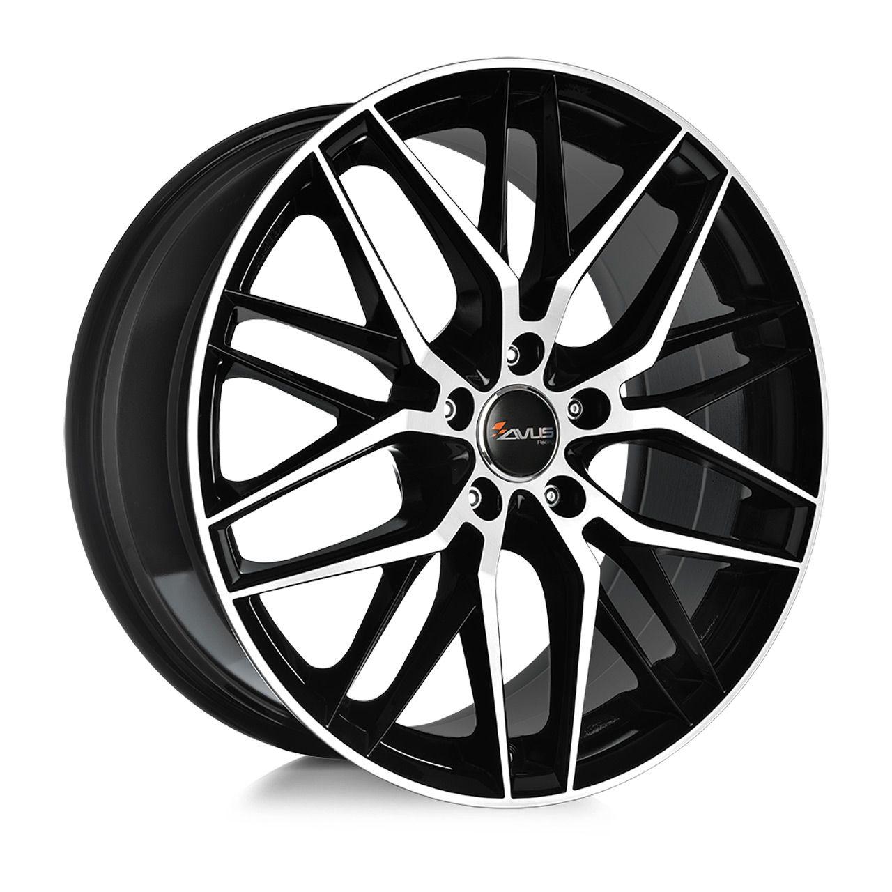 AVUS RACING AF19 black polished 8.5Jx19 5x112 ET30
