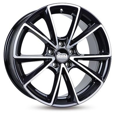 MAM WHEELS MAM A5 schwarz frontpoliert 8.5Jx20 5x112 ET30