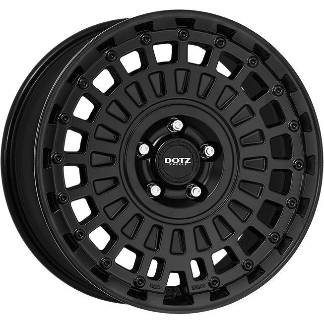 DOTZ TALARA BLACK black matt 8.0Jx17 5x120 ET45