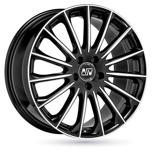 MSW (OZ) MSW 30 gloss black full polished 8.5Jx20 5x112 ET28