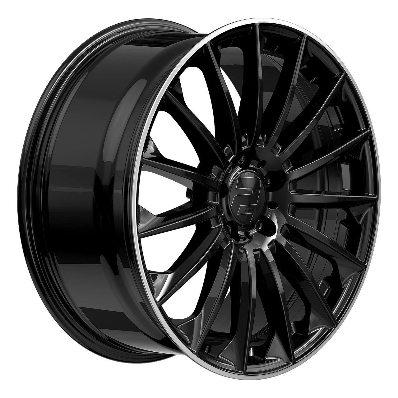 WHEELWORLD-2DRV WH39 black glossy painted with full machined lip 10.0Jx22 5x114 ET40
