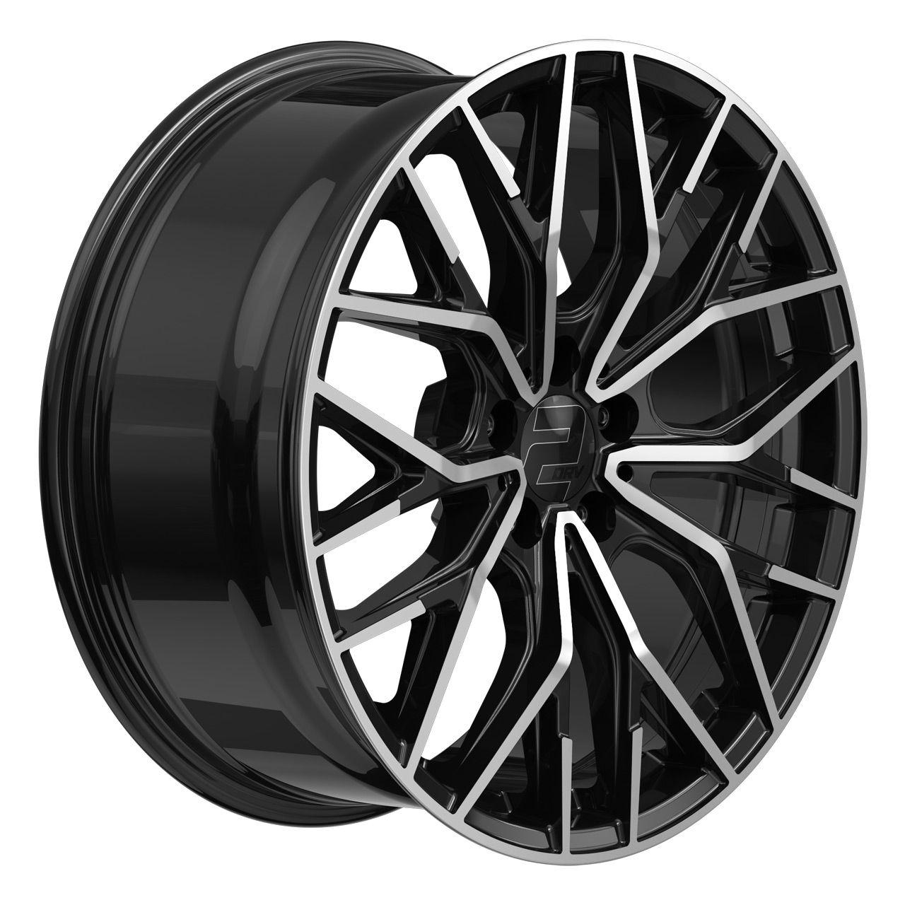 WHEELWORLD-2DRV WH37 black full machined 8.5Jx20 5x112 ET25
