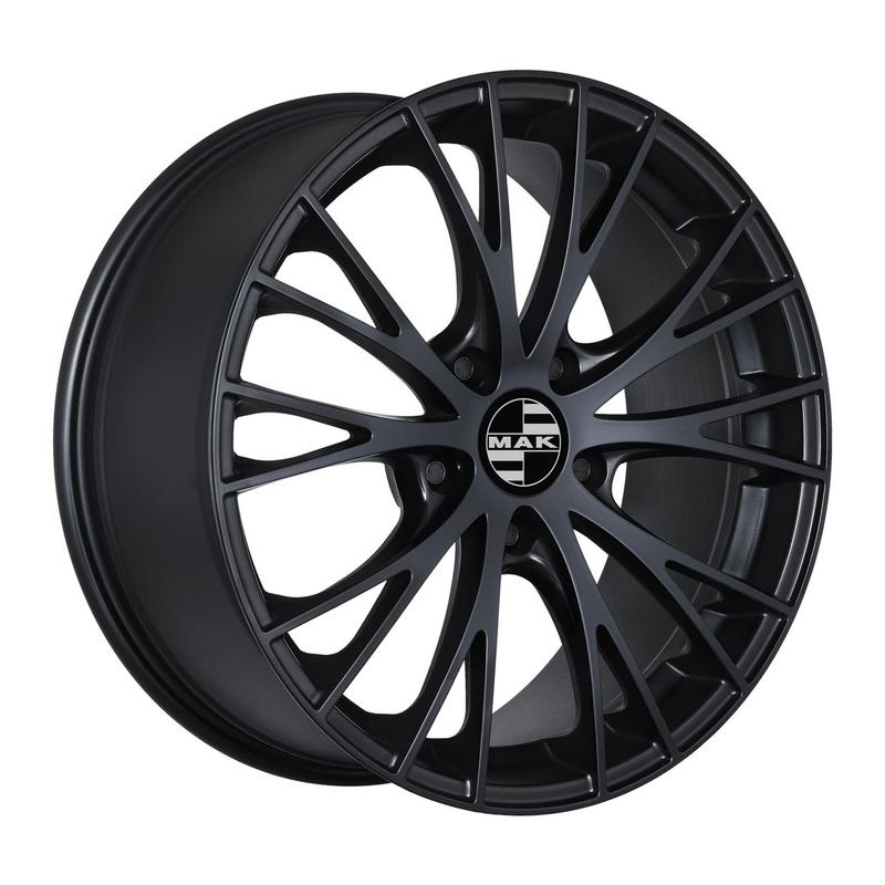MAK RENNEN schwarz matt 8.5Jx19 5x112 ET21