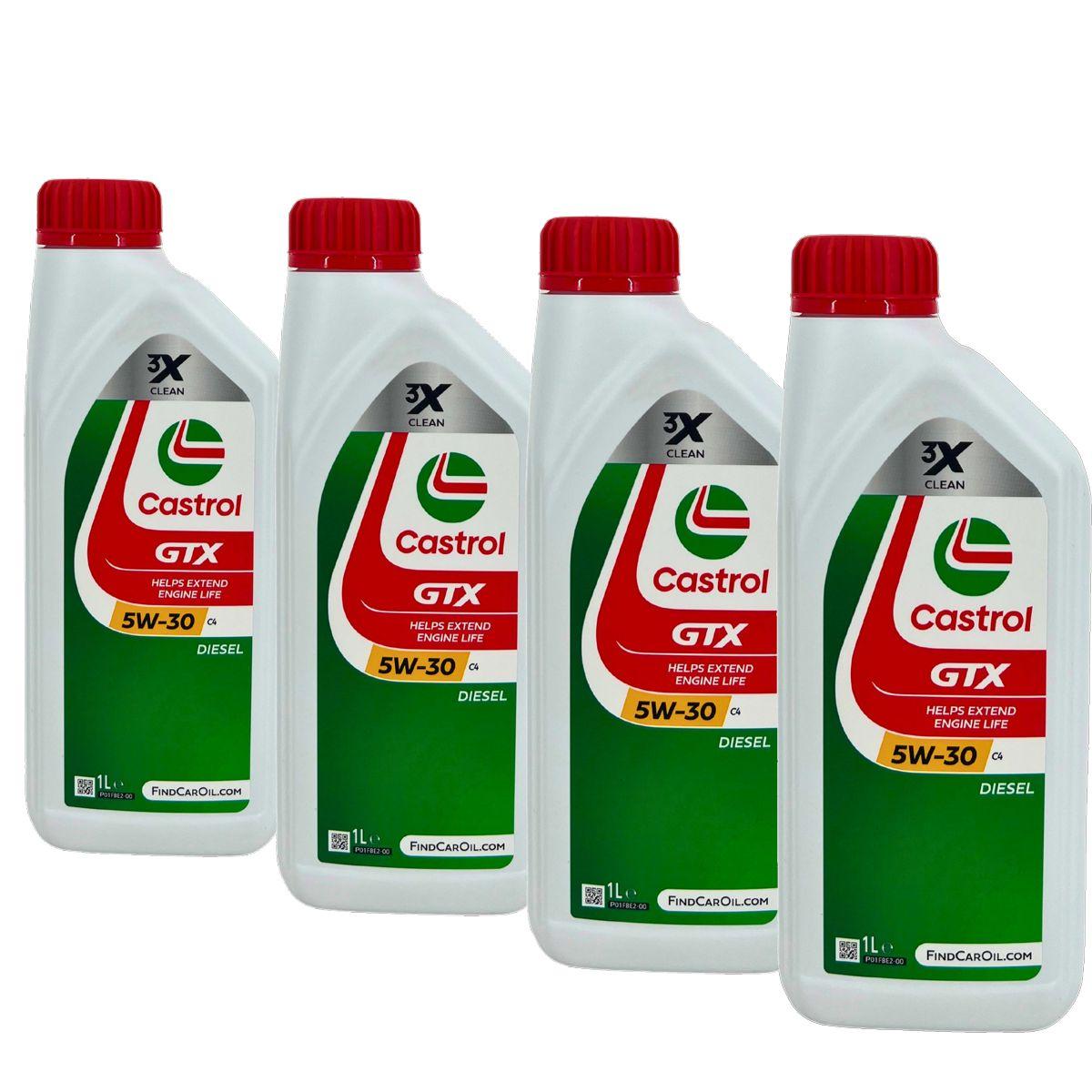 Castrol GTX 5W-30 C4 4x1 Liter