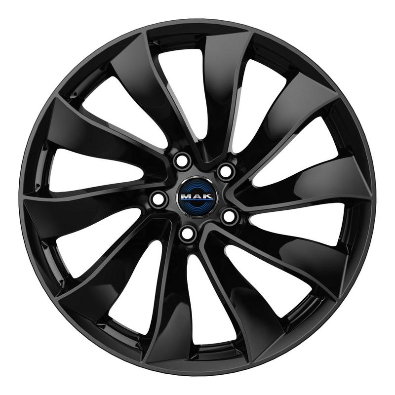 MAK SOLAR gloss black 8.5Jx18 5x114 ET40