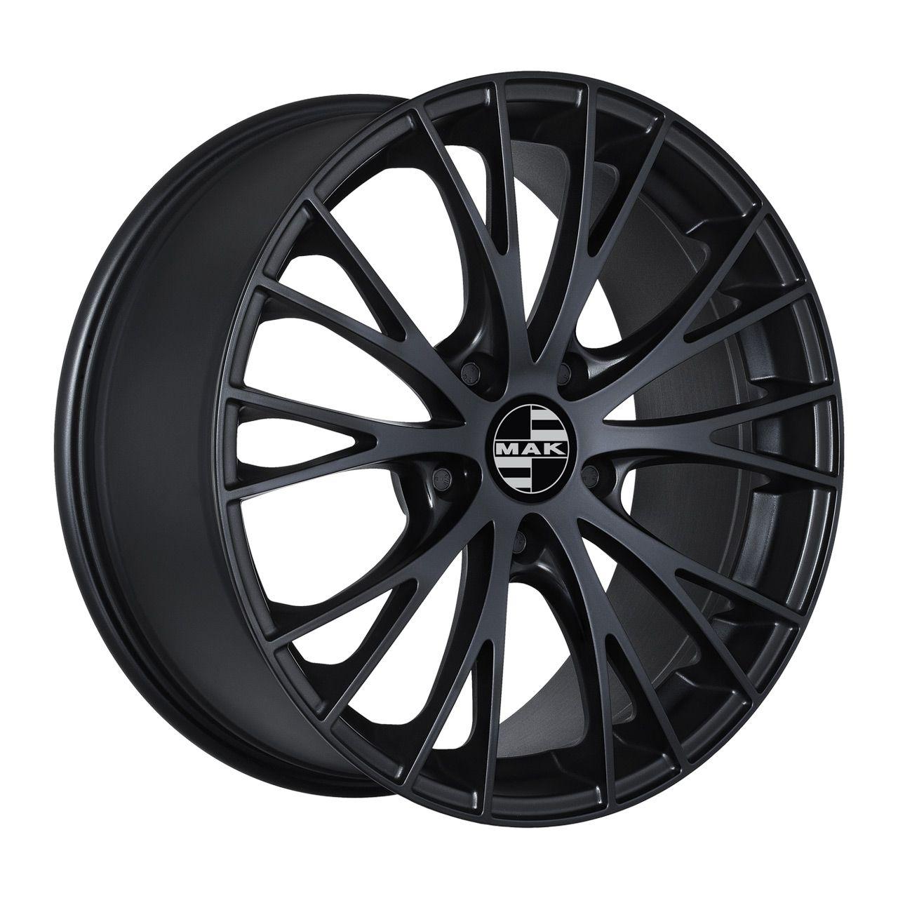 MAK RENNEN matt schwarz 11.0Jx19 5x130 ET50
