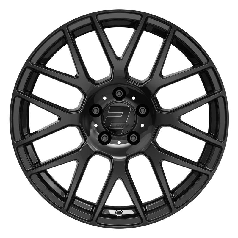 WHEELWORLD-2DRV WH26 black glossy painted 10.0Jx22 5x112 ET25