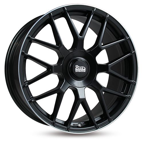 MAM WHEELS MAM GT.1 matt black lip polish 8.5Jx19 5x108 ET45