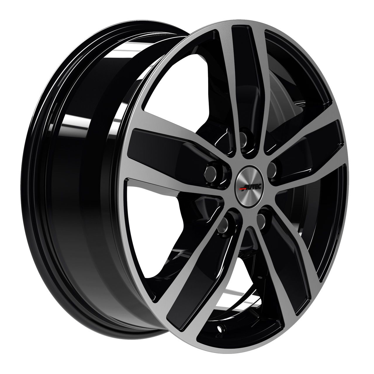 AUTEC TYP Q - QUANTRO 5L schwarz poliert 6.5Jx16 5x130 ET66