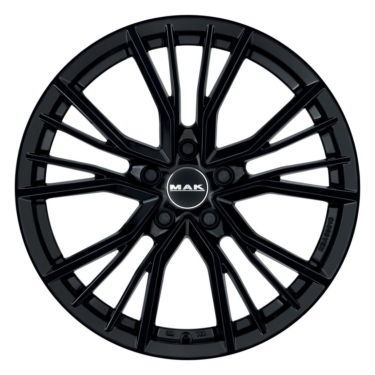 MAK UNION gloss black 10.0Jx22 5x112 ET26