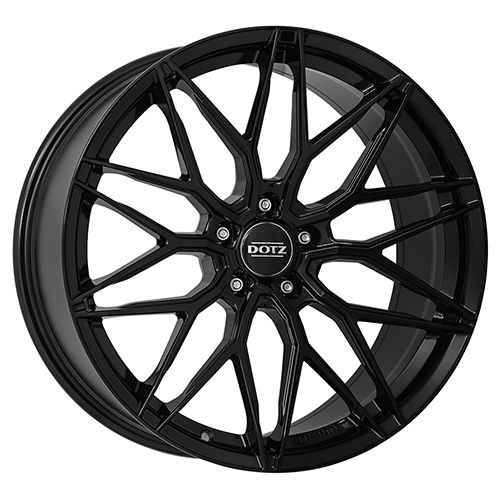 DOTZ SUZUKA BLACK schwarz glänzend 8.0Jx18 5x108 ET45