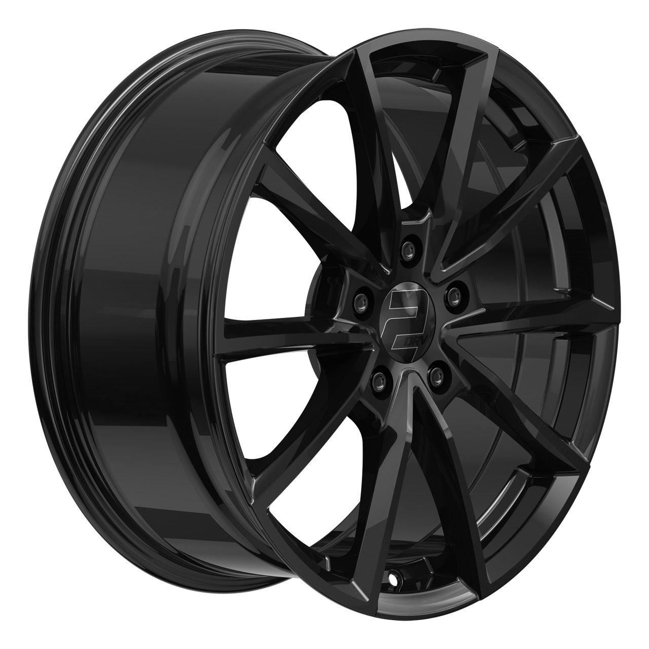 WHEELWORLD-2DRV WH28 schwarz glänzend lackiert 7.5Jx17 5x112 ET45